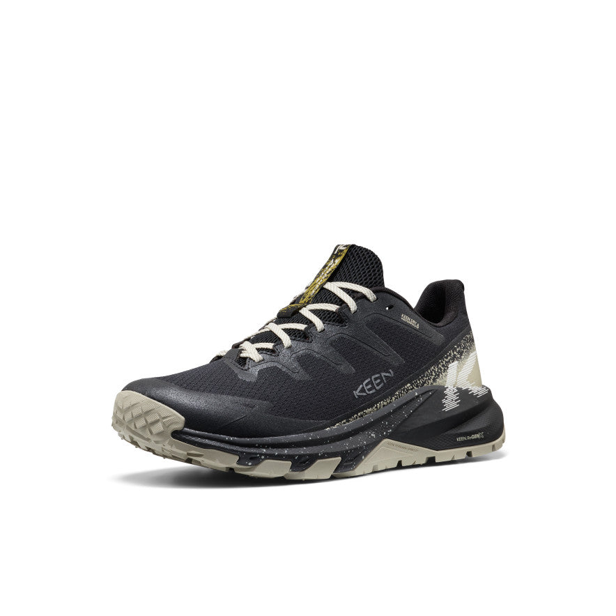 Men's Targhee Apex Wide Waterproof Hiking Shoe Black/Abbey Stone - Image 3