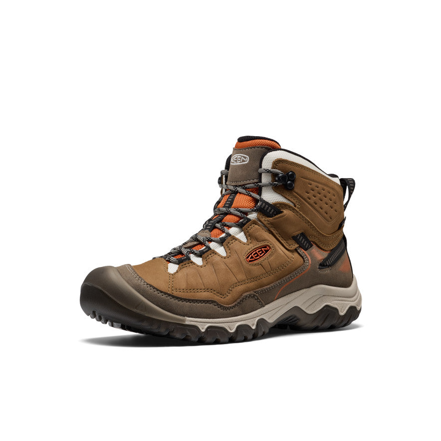 Men's Targhee IV Waterproof Hiking Boot Coyote/Gold Flame - Image 3