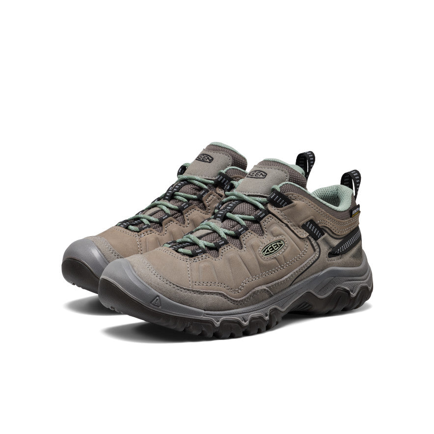Women's Targhee IV Waterproof Hiking Shoe Steel Grey/Lily Pad - Image 2