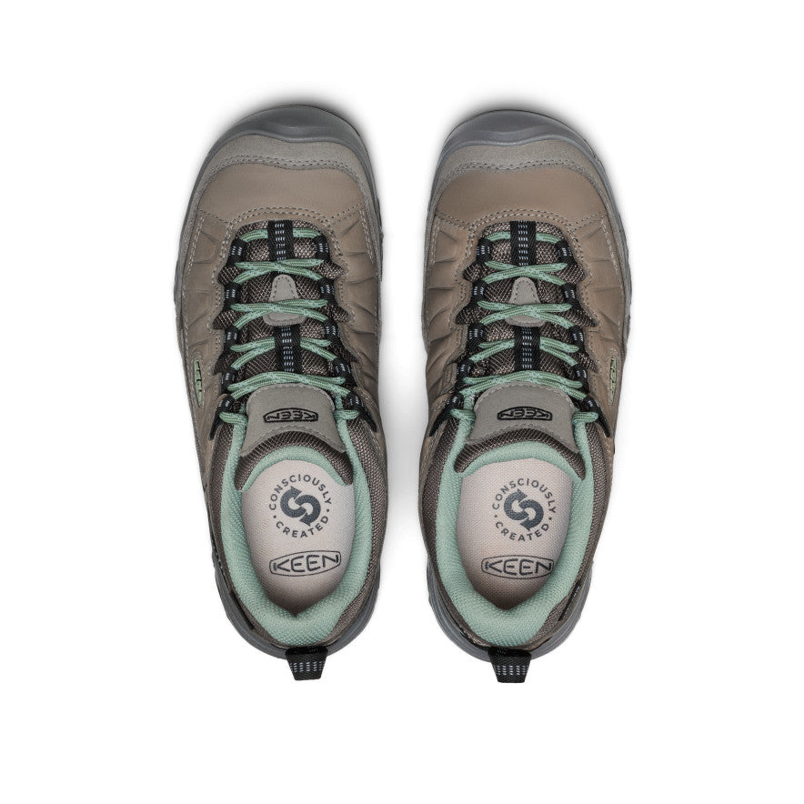 Women's Targhee IV Waterproof Hiking Shoe Steel Grey/Lily Pad - Image 4