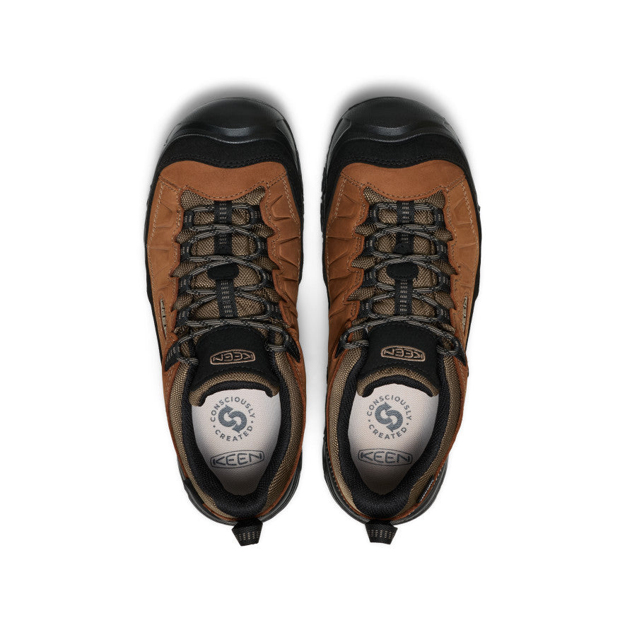 Men's Targhee IV Waterproof Hiking Shoe Bison/Black - Image 4