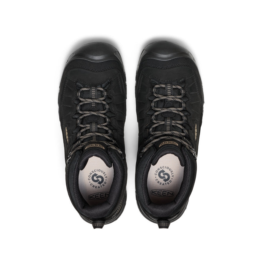 Men's Targhee IV Waterproof Hiking Boot Triple Black - Image 4