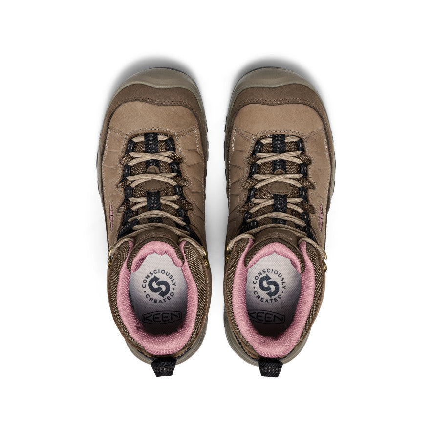 Women's Targhee IV Waterproof Hiking Boot Brindle/Nostalgia Rose - Image 4