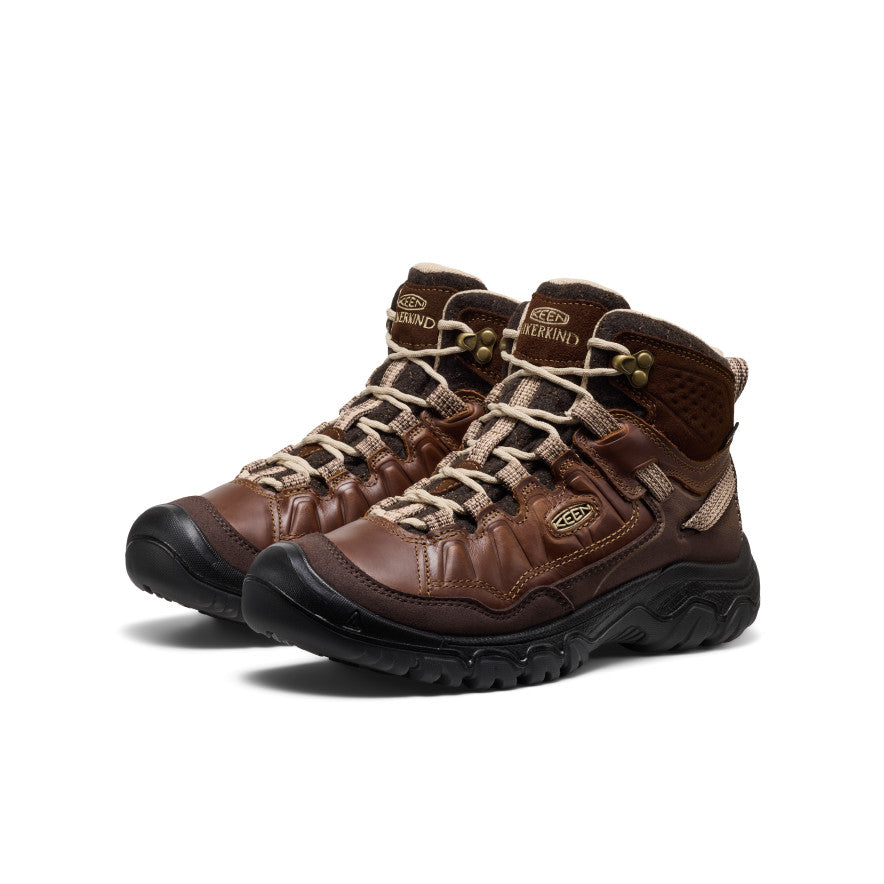 Women's Targhee IV Waterproof Hiking Boot x Hikerkind Dark Earth/Dark Earth - Image 2