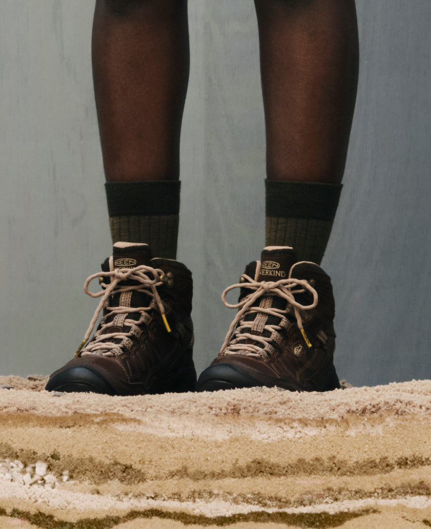 Women's Targhee IV Waterproof Hiking Boot x Hikerkind Dark Earth/Dark Earth - Image 9