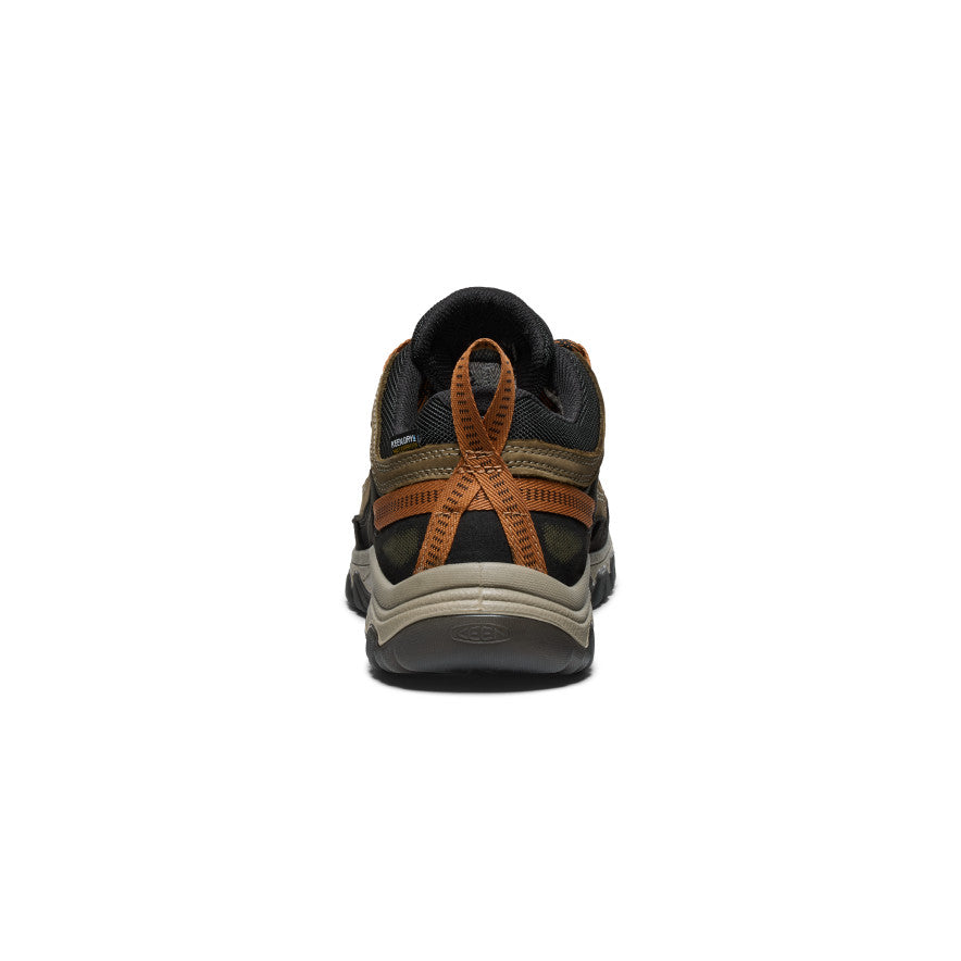 Men's Targhee IV Wide Waterproof Hiking Shoe Sea Turtle/Roasted Pecan - Image 5