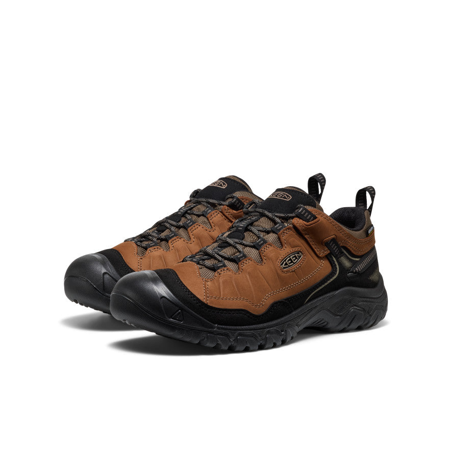 Men's Targhee IV Wide Waterproof Hiking Shoe Bison/Black - Image 2