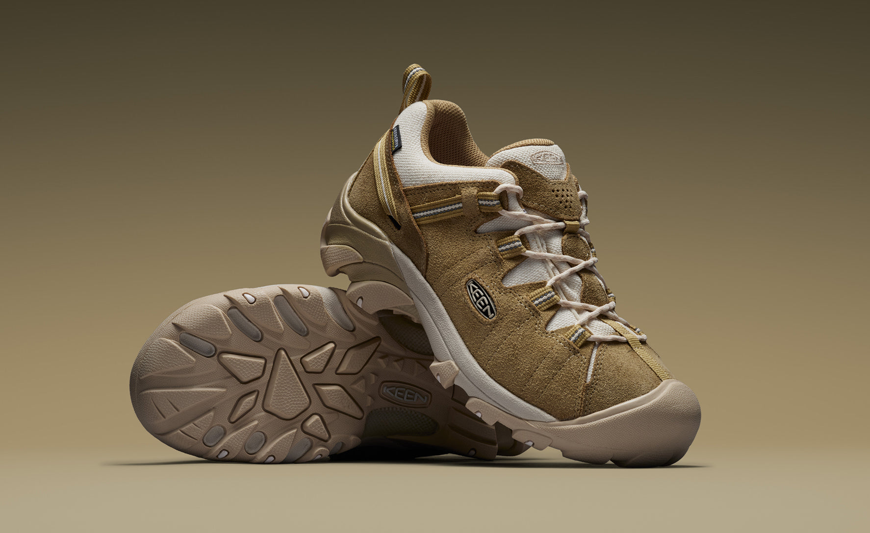 Men's Targhee II Waterproof Cascade Brown/Golden Yellow - Image 6