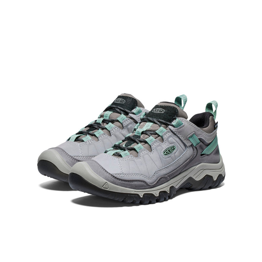 Women's Targhee IV Wide Waterproof Hiking Shoe Alloy/Granite Green - Image 2