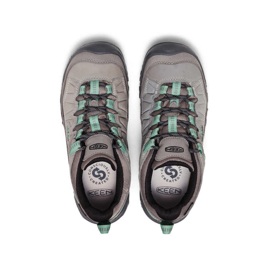 Women's Targhee IV Wide Waterproof Hiking Shoe Alloy/Granite Green - Image 4