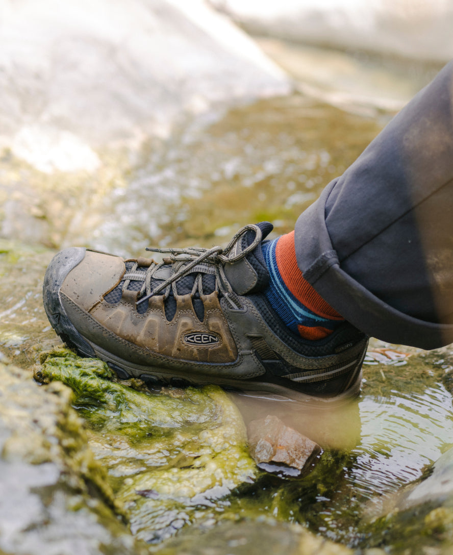 Men's Targhee III Waterproof Black Olive/Golden Brown - Image 9