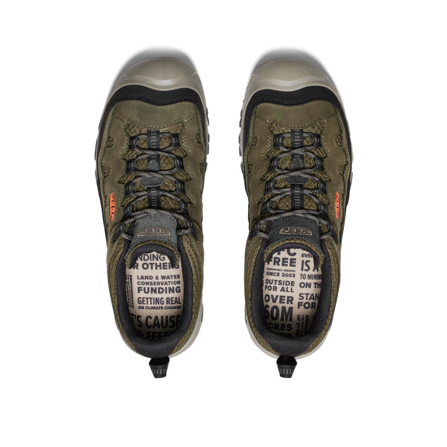 Men's Targhee IV Vented Hiking Shoe Dark Olive/Gold Flame - Image 4