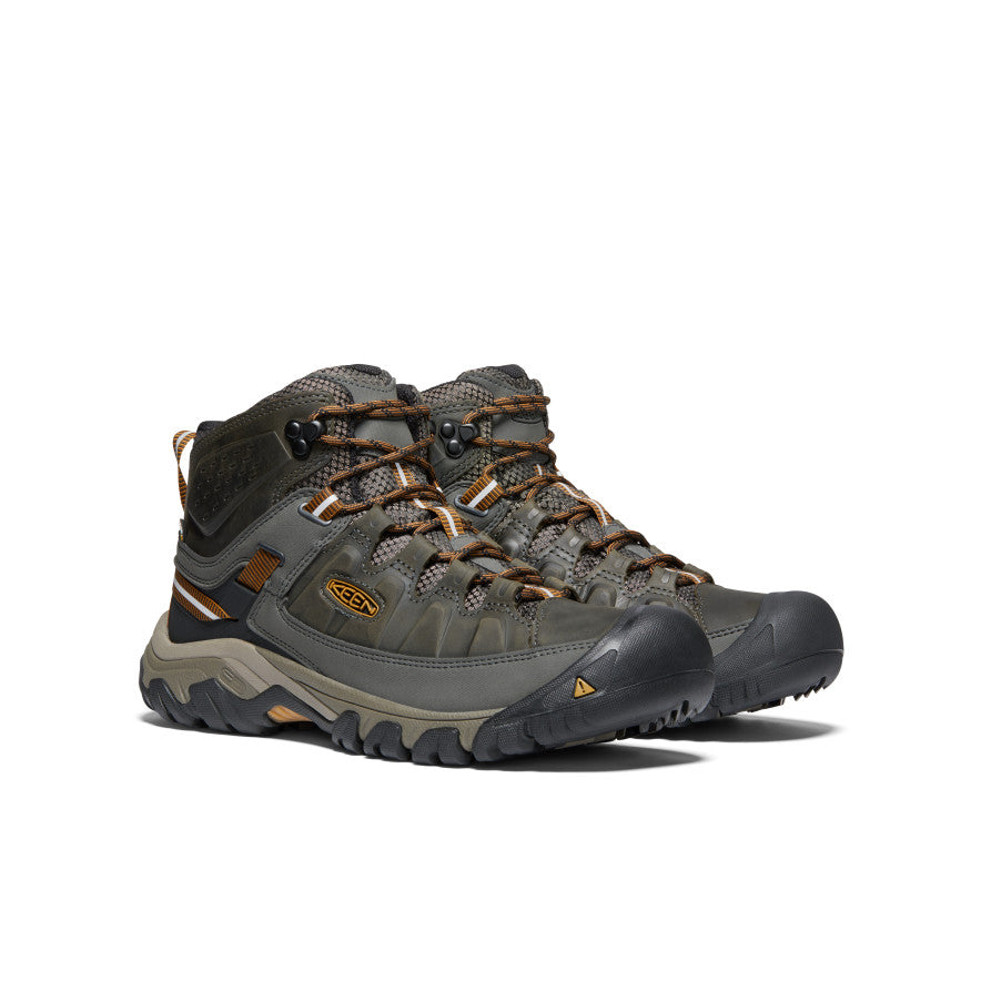 Men's Targhee III Waterproof Mid Black Olive/Golden Brown - Image 2