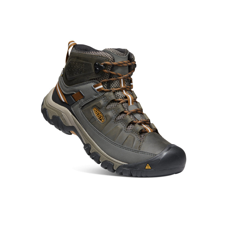 Men's Targhee III Waterproof Mid Black Olive/Golden Brown - Image 3