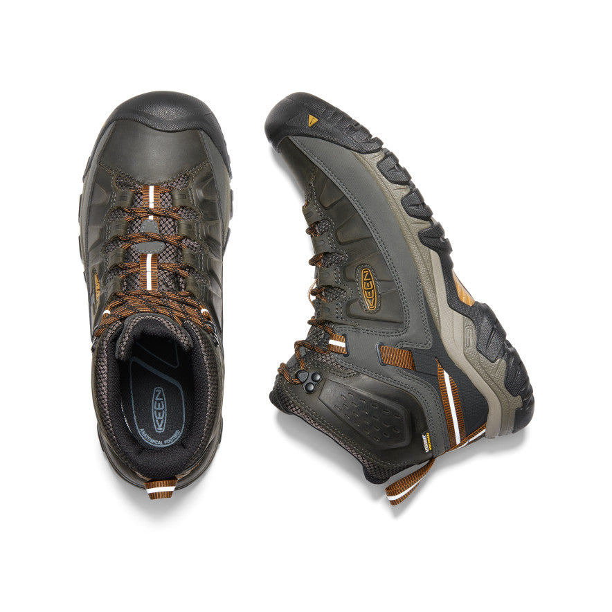 Men's Targhee III Waterproof Mid Black Olive/Golden Brown - Image 4
