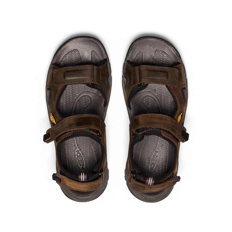 Men's Targhee III Open Toe Sandal Bison/Mulch - Image 4