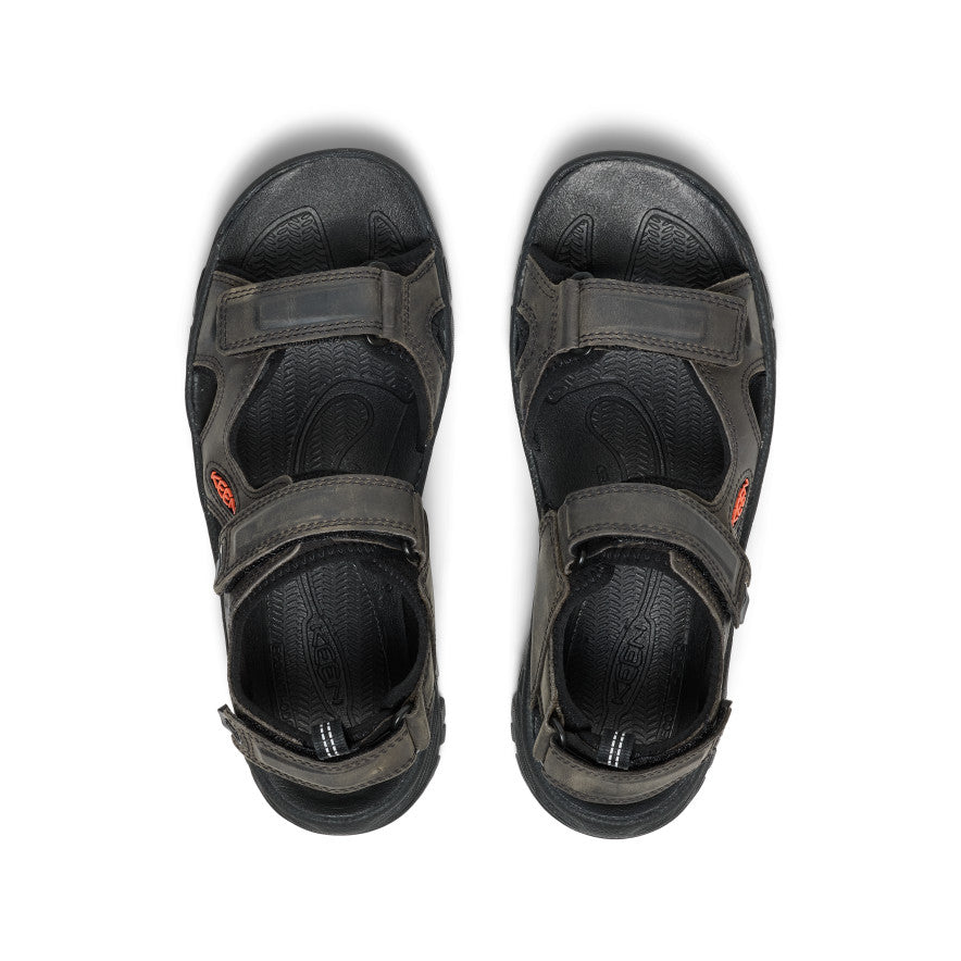 Men's Targhee III Open Toe Sandal Grey/Black - Image 4