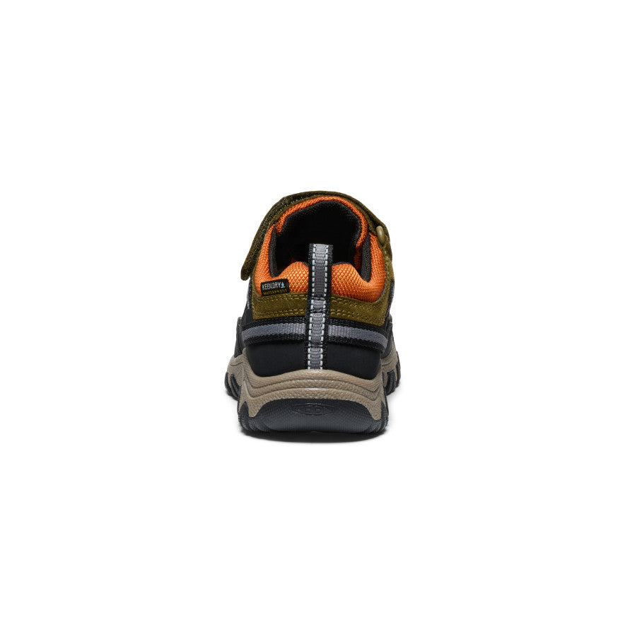 Little Kids' Targhee IV Waterproof Hiking Shoe Dark Olive/Gold Flame - Image 5