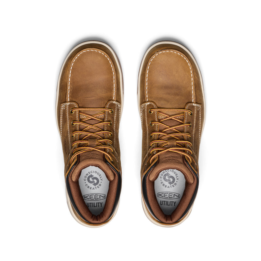 Men's Gibson Waterproof Work Boot (Carbon Toe) Belgian/Gum - Image 4