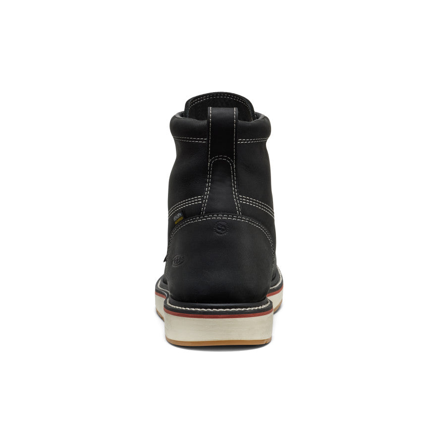 Men's Liberty 6" Waterproof Boot (Carbon Toe) Black/Gum - Image 5