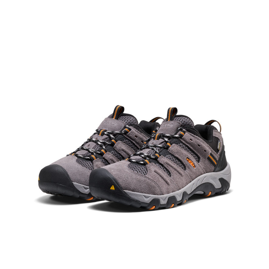 Men's Headout Waterproof Hiking Shoe Steel Grey/Orange Pepper - Image 2