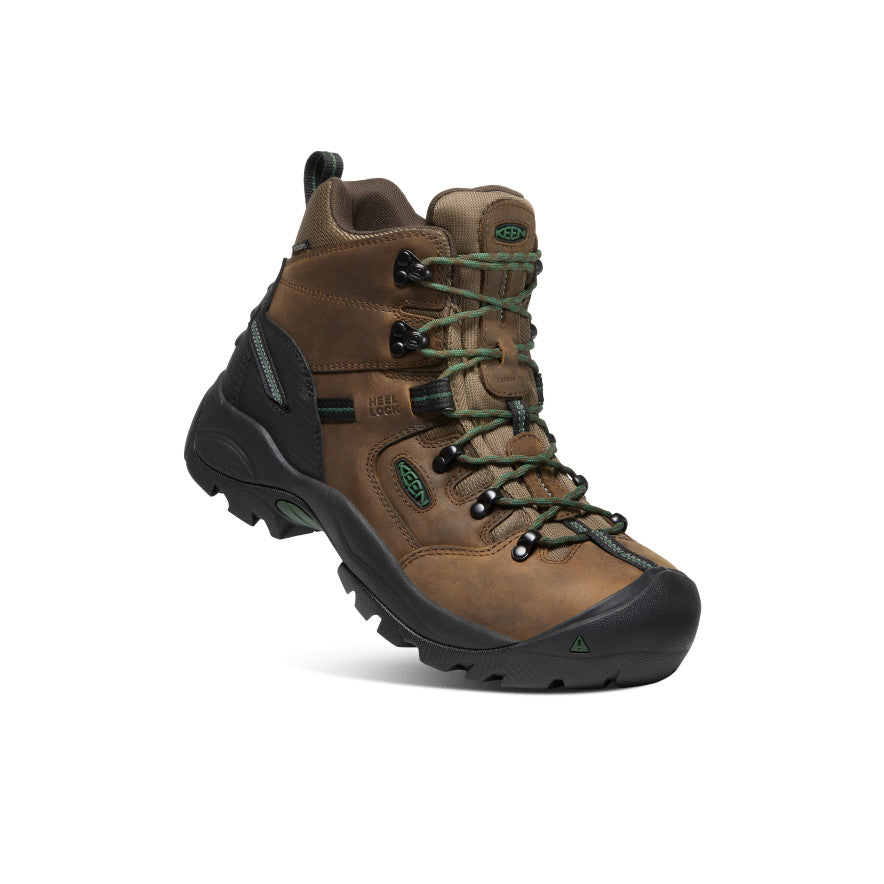Men's Pittsburgh Energy 6" Waterproof Boot (Carbon Toe) Cascade Brown/Greener Pastures - Image 3