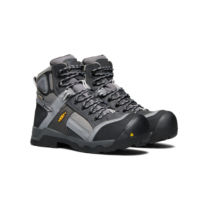 Men's Davenport 6" Insulated Waterproof Boot (Composite Toe) Magnet/Steel Grey - Image 2