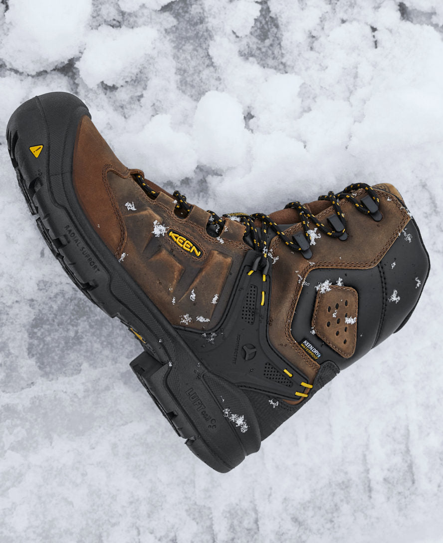 Men's Dover 8" Insulated Waterproof Boot (Carbon Toe) Dark Earth/Black - Image 7