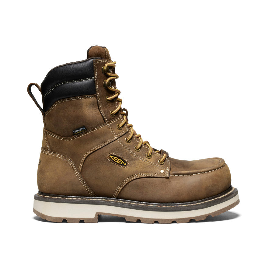 Men's Cincinnati 8" Waterproof 90?? Heel Boot (Carbon Toe) Belgian/Sandshell