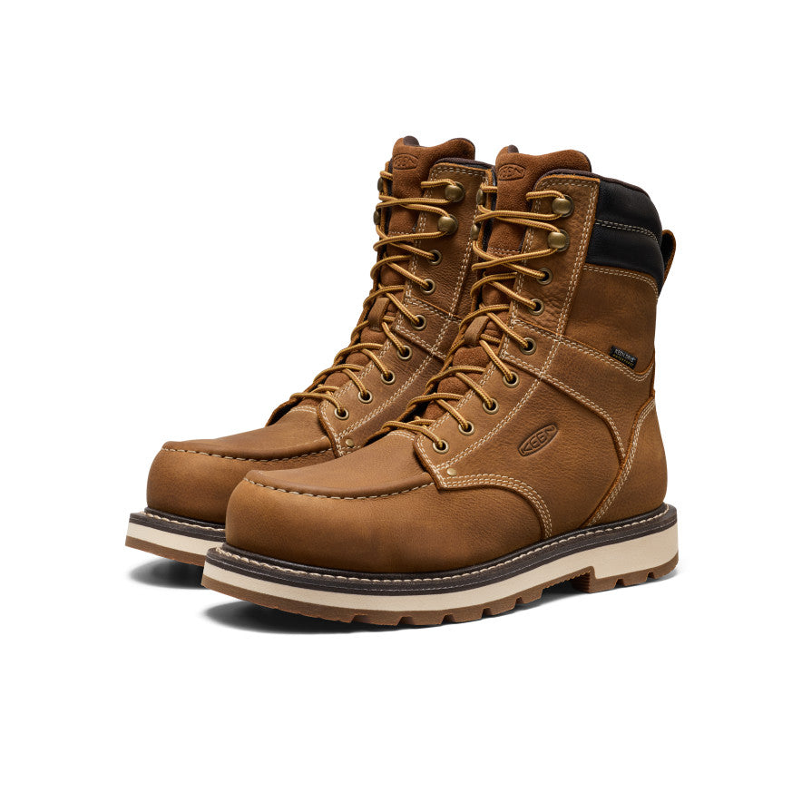 Men's Cincinnati 8" Waterproof 90?? Heel Boot (Carbon Toe) Belgian/Sandshell - Image 2