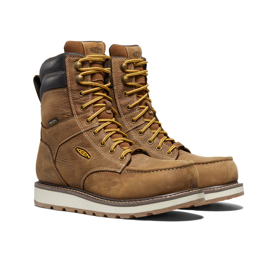 Men's Cincinnati 8" Waterproof Boot (Carbon Toe) Belgian/Sandshell - Image 2