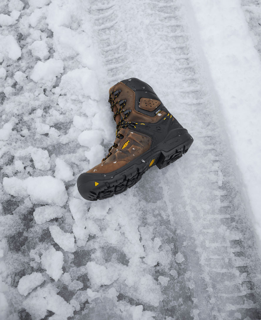 Men's Dover 8" Waterproof Boot (Carbon Toe) Dark Earth/Black - Image 8