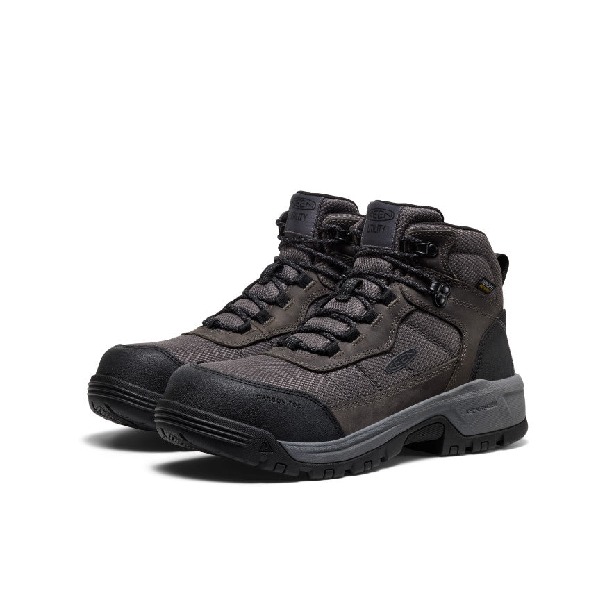 Men's Skokie Waterproof Work Boot (Carbon Toe) Magnet/Black - Image 2