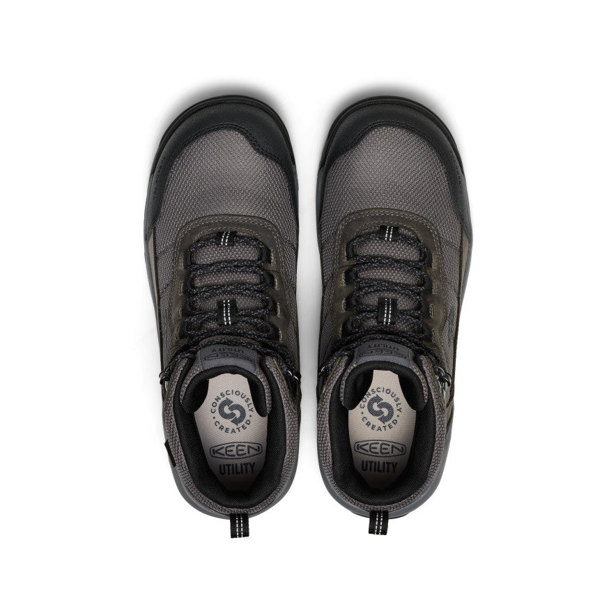Men's Skokie Waterproof Work Boot (Carbon Toe) Magnet/Black - Image 4