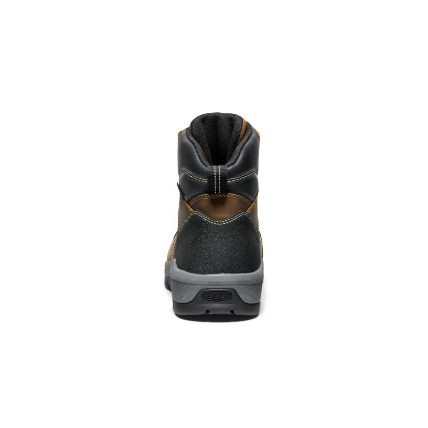 Men's Evanston 6" Insulated Waterproof Boot (Carbon Toe) Bison/Black - Image 5