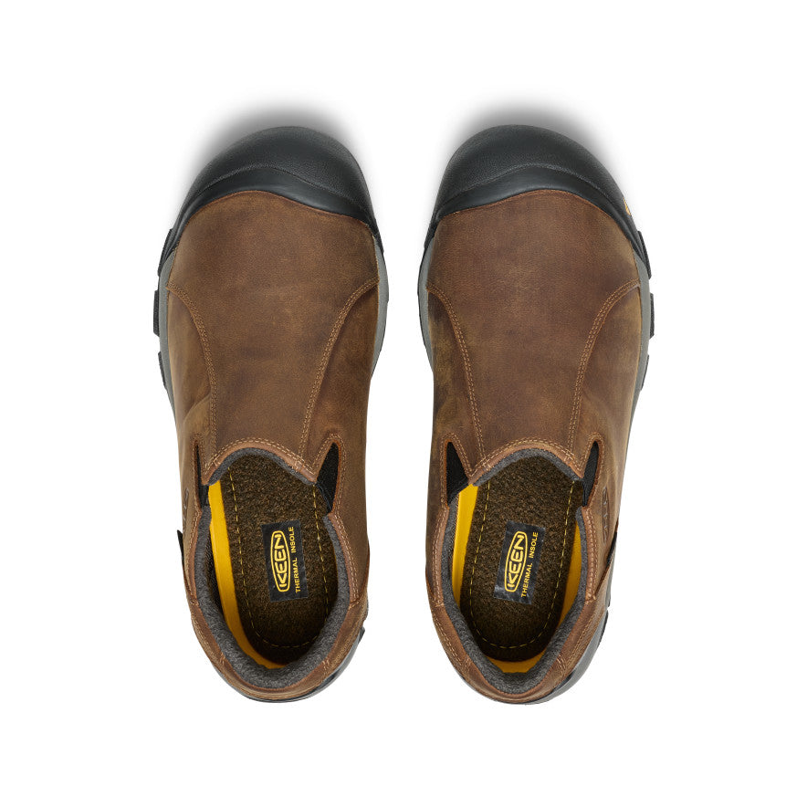 Men's Brixen Waterproof Shoe Wide Slate Black/Madder Brown - Image 4