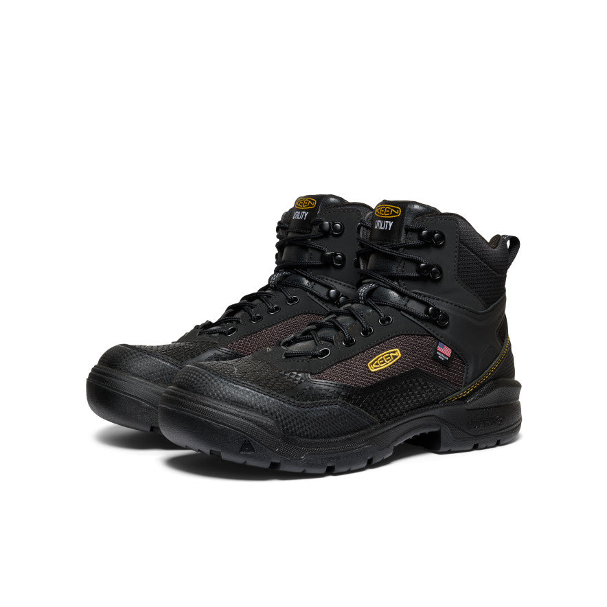 Men's Stronglite Waterproof Boot (Carbon Toe) Black/Black - Image 2