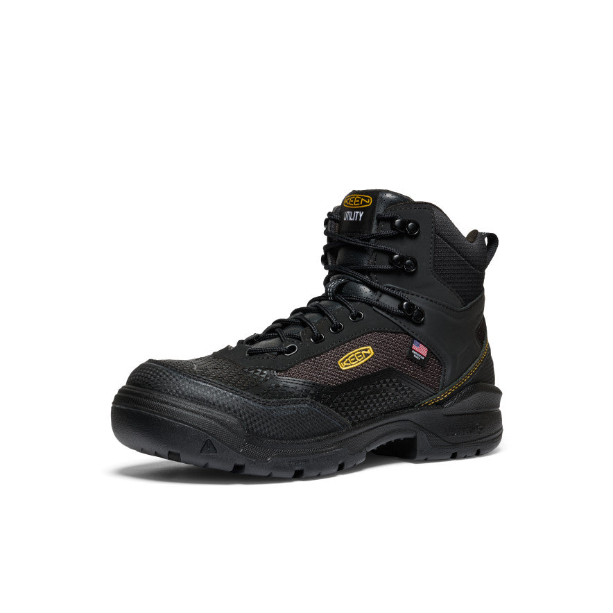 Men's Stronglite Waterproof Boot (Carbon Toe) Black/Black - Image 3