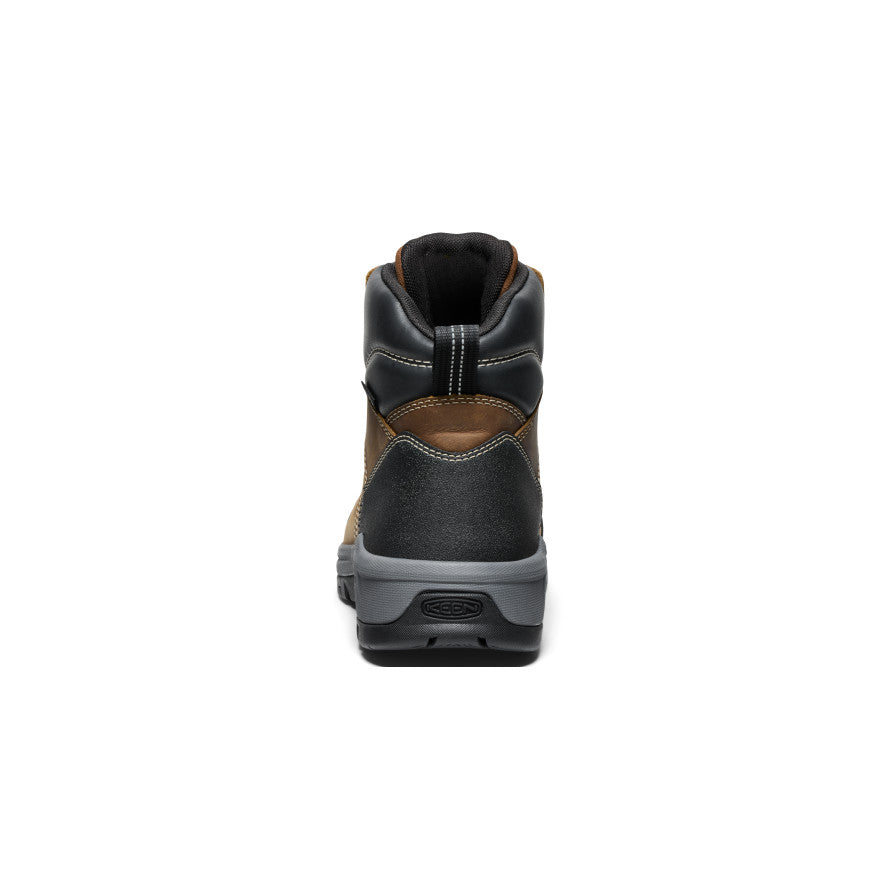 Men's Evanston 6" Waterproof Boot (Soft Toe) Bison/Black - Image 5