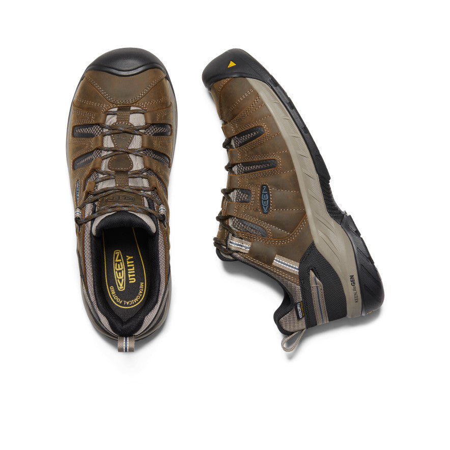 Men's Flint II Waterproof (Steel Toe) Cascade Brown/Orion Blue - Image 4