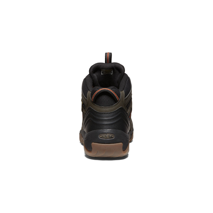 Men's Headout Waterproof Hiking Boot Black Olive/Fossil Orange - Image 5