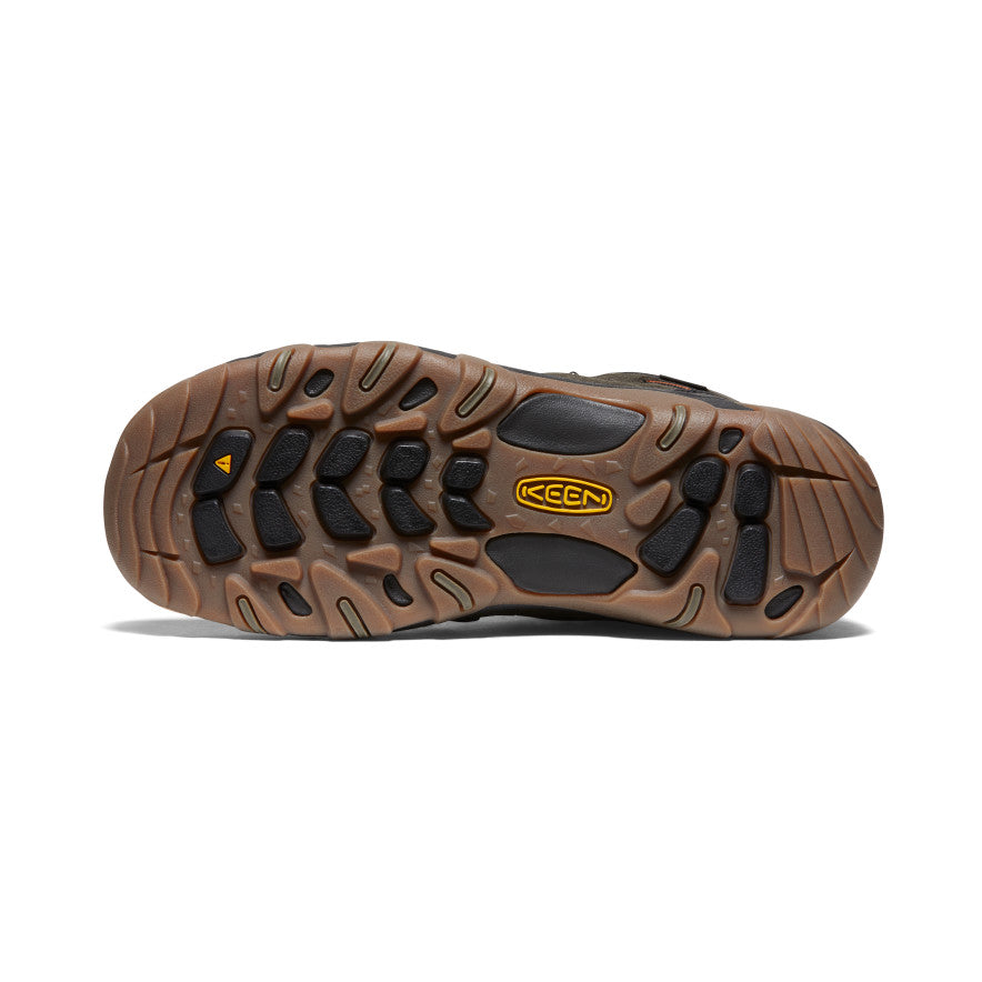 Men's Headout Waterproof Hiking Boot Black Olive/Fossil Orange - Image 6
