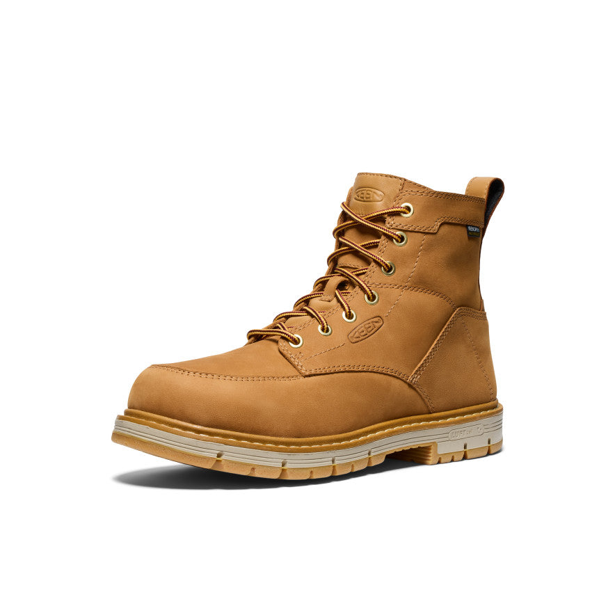 Men's San Jose 6" Waterproof 90?? Heel Boot (Soft Toe) Bistre/Gum - Image 3
