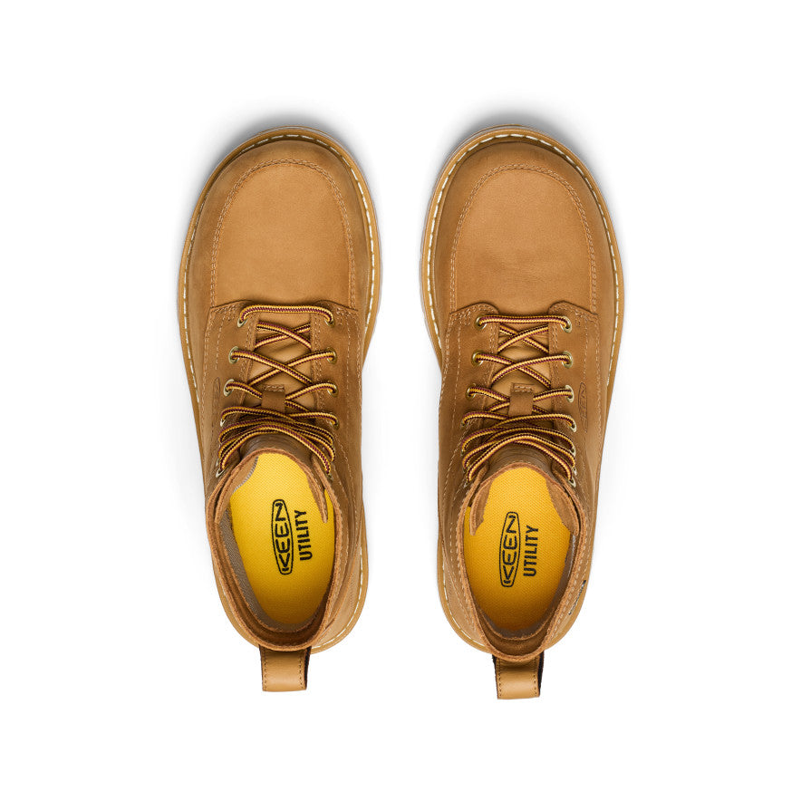 Men's San Jose 6" Waterproof 90?? Heel Boot (Soft Toe) Bistre/Gum - Image 4