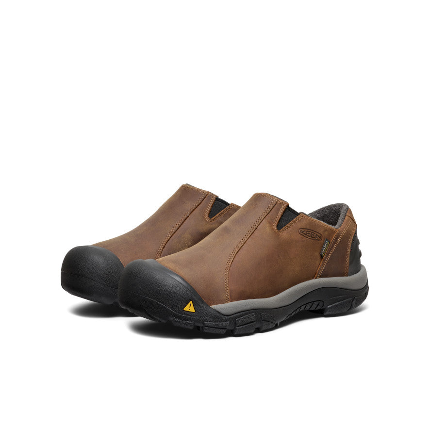 Men's Brixen Waterproof Low Slate Black/Madder Brown - Image 2