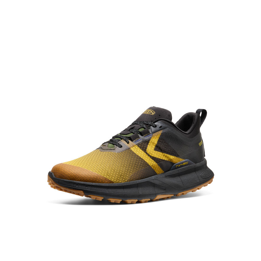 Men's 450 Dirt Waterproof Hiking Shoe Lemon Curry/Black - Image 3