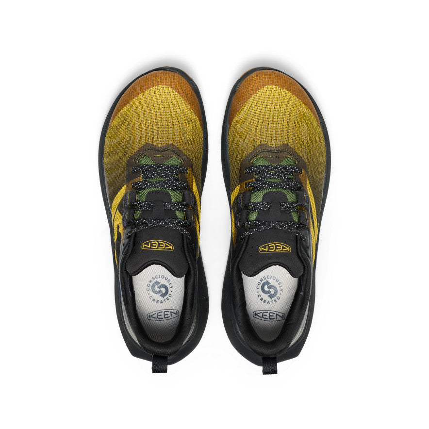 Men's 450 Dirt Waterproof Hiking Shoe Lemon Curry/Black - Image 4