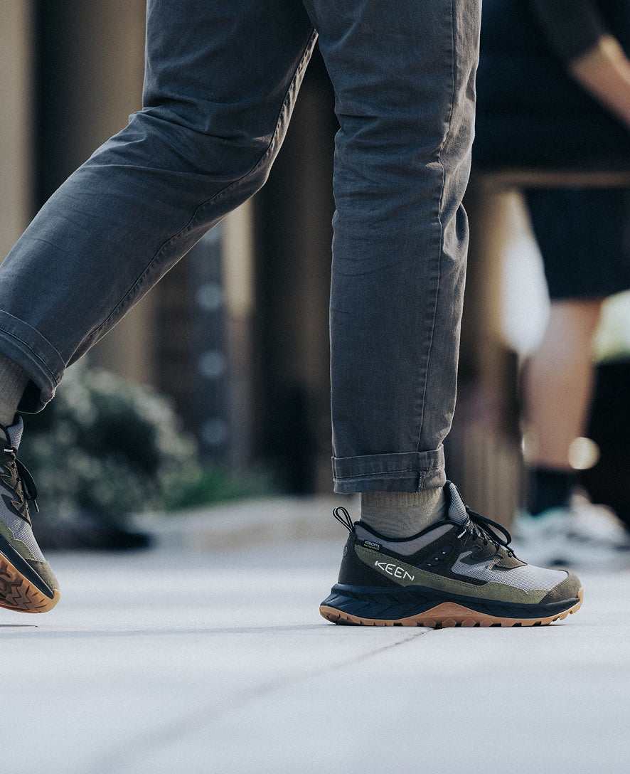 Men's Hightrail Waterproof Hiking Shoe Steel Grey/Forest Night - Image 8