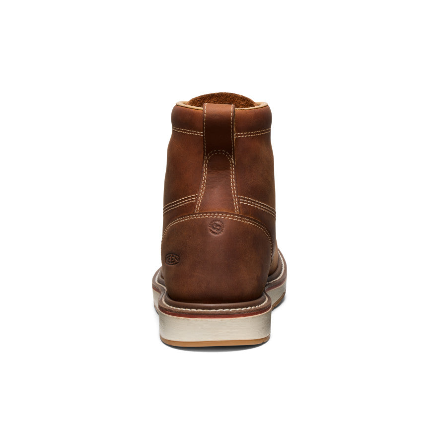 Men's Liberty 6" Boot (Soft Toe) Leather Brown/Birch - Image 5