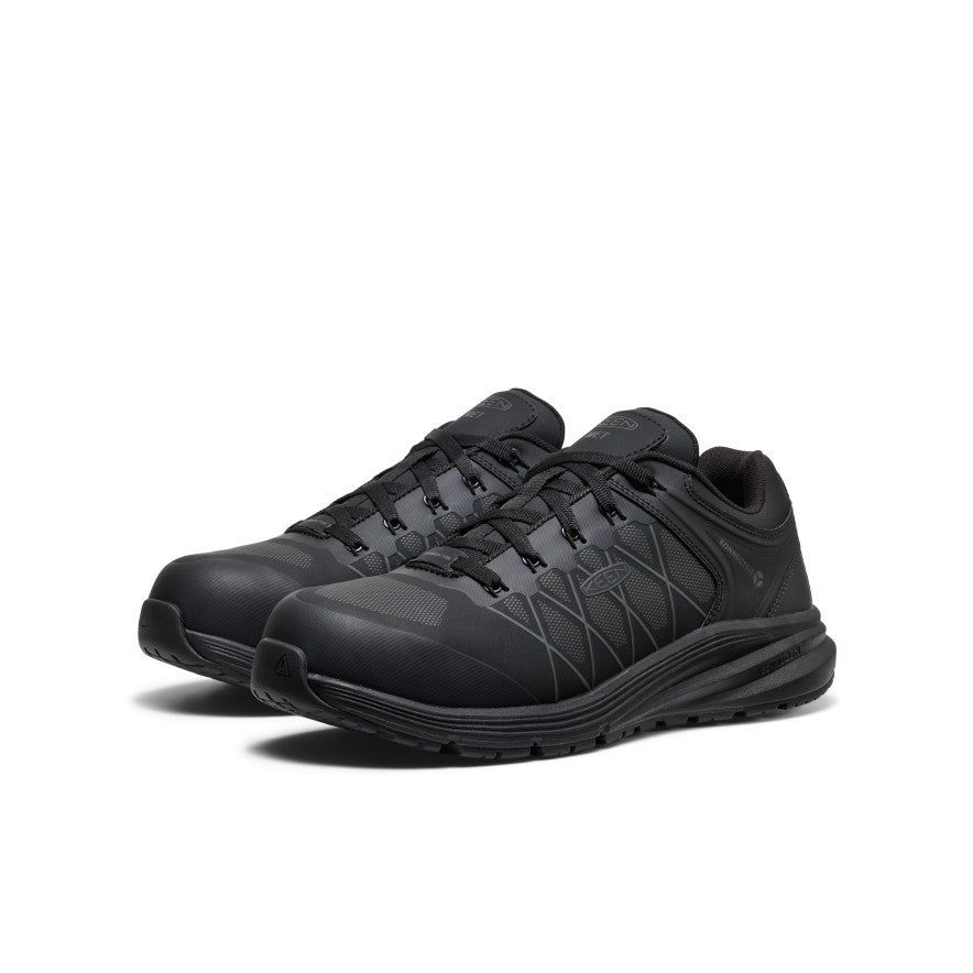 Men's Vista Energy XT Work Sneaker INT MET (Carbon Toe) Black/Magnet - Image 2